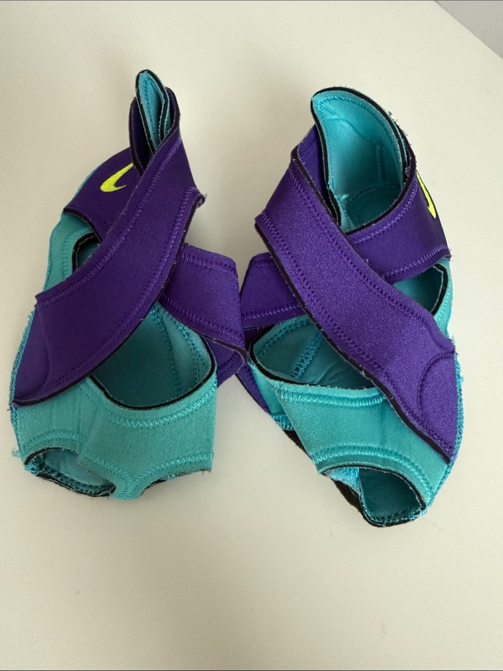 Nike Purple & Teal Sandals with Easy-Adjust Straps